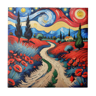 A beautiful meadow tile