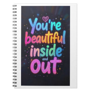 A beautiful quote ideal to give to anyone notebook