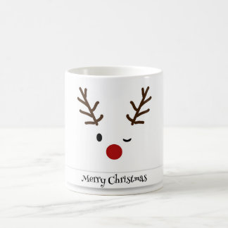 A beautiful reindeer coffee mug