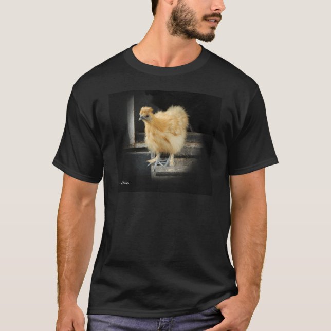 a beautiful Silkie Bantam Chicken picture. T-Shirt (Front)