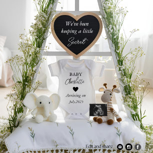 A beautiful social media pregnancy announcement