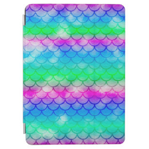 A beautiful spectrum of mermaid colours iPad air cover
