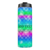 A beautiful spectrum of mermaid colours thermal tu