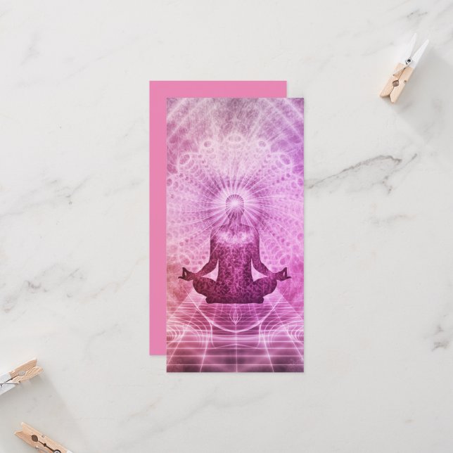 A beautiful spiritual Awakening card (Front/Back In Situ)