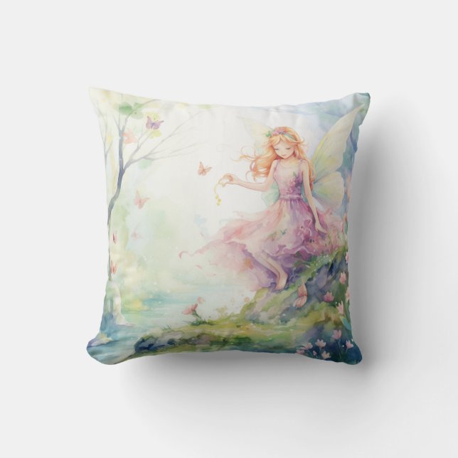 A Beautiful Spring Fairy Cushion (Front)