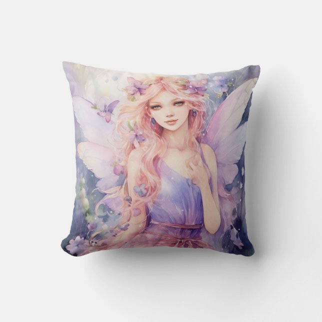 A Beautiful Spring Fairy Cushion (Front)