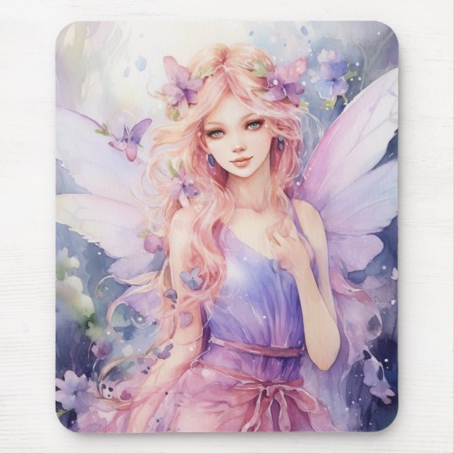 A Beautiful Spring Fairy Mouse Mat (Front)