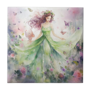 A Beautiful Spring Fairy Tile