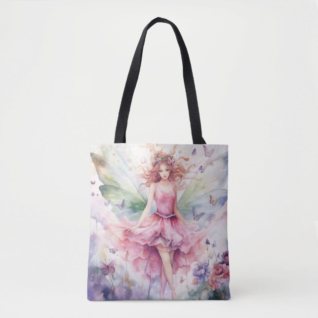 A Beautiful Spring Fairy Tote Bag (Front)
