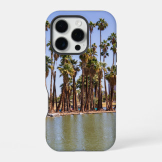 a beautiful spring landscape at Encanto Park iPhone 16 Pro Case