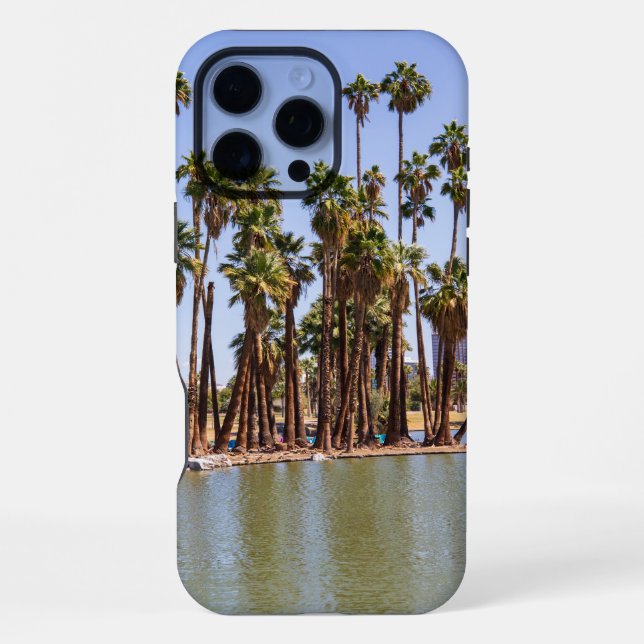 a beautiful spring landscape at Encanto Park iPhone Case (Back)