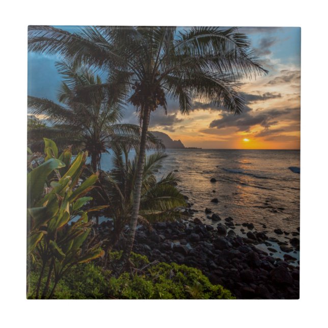 A beautiful sunset 2 tile (Front)