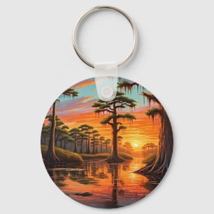 A beautiful sunset down on the Bayou Key Ring