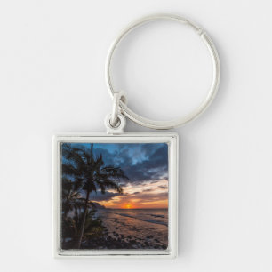 A beautiful sunset key ring