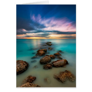 A Beautiful Sunset Over Grace Bay   Turks & Caicos