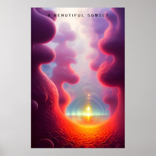 A Beautiful Sunset Poster