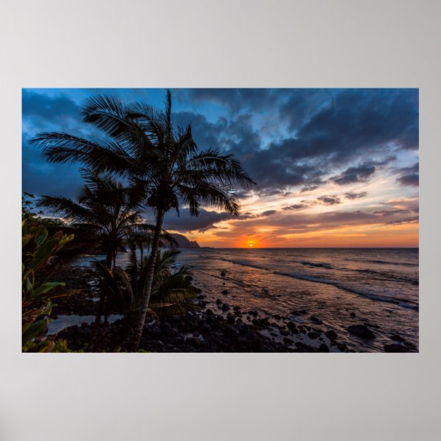 A beautiful sunset poster (Front)