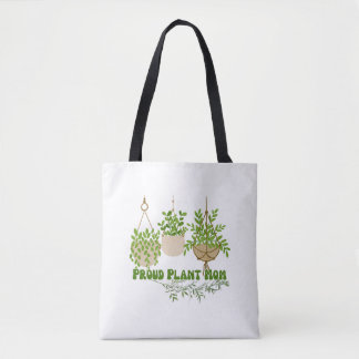 A beautiful tag for plant loving mum. tote bag