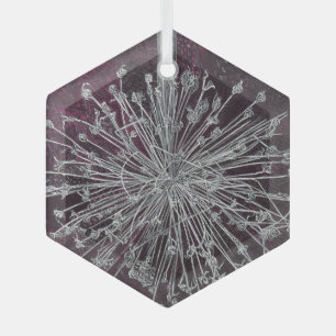 A Beautiful Weed Glass Tree Decoration