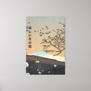 A Beautiful Winter Landscape Canvas Print