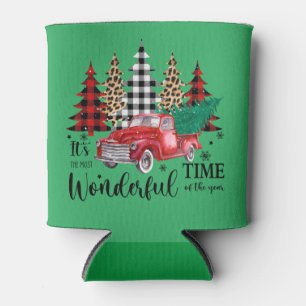 A beautiful winter style Christmas shirt design Can Cooler