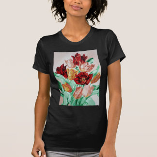 A Beautifully Bold Floral Bouquet of Tulips T-Shirt