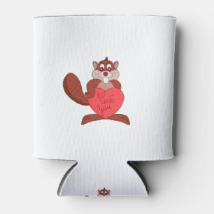 A Beaver in Love Can Cooler