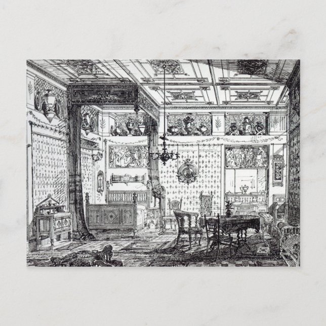 A Bed Room Postcard (Front)