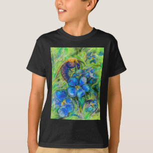 A Bee & Forget-me-not Flowers T-Shirt