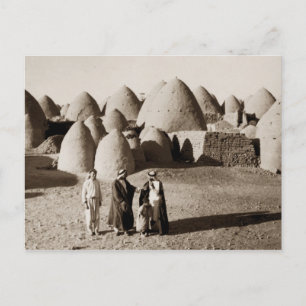 A beehive village beyond Aleppo in Syria Postcard