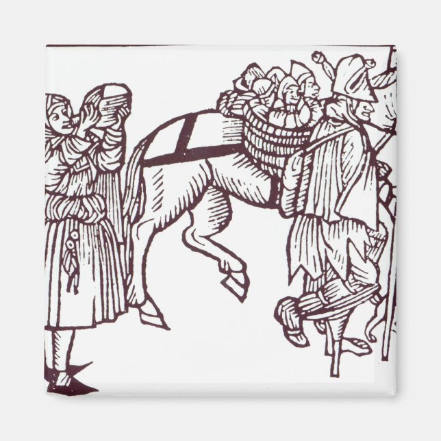 A Beggar Family Magnet (Front)