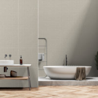 a beige background with a pattern of small squares