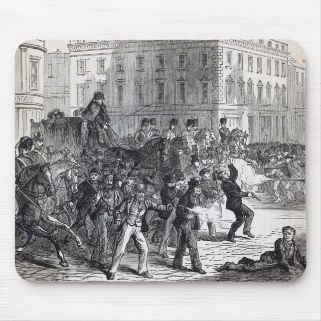 A Belfast Riot Mouse Mat (Front)