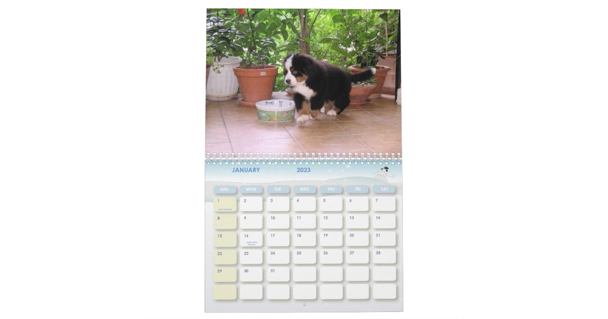 A Berner Year Calendar Zazzle