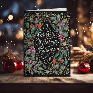 A Berry Merry Christmas Card