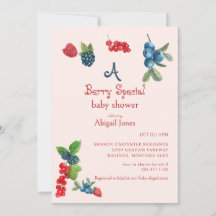 A Berry Special Blush Baby Shower