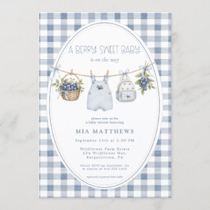 A Berry Sweet Baby All in One Baby Shower Invitation
