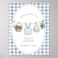 A Berry Sweet Baby Clothesline Baby Shower