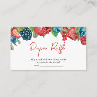 A Berry Sweet Baby Shower Diaper Raffle