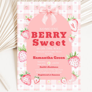 A Berry Sweet Baby Shower Invitation