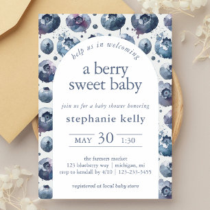 A Berry Sweet Baby Shower Invitation