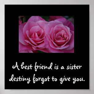 A best friend poster