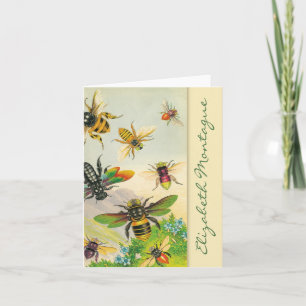 A Bevy of Bees Personalised Note Cards