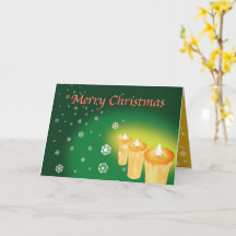 A bi-fold Christmas card featuring snowflakes in a