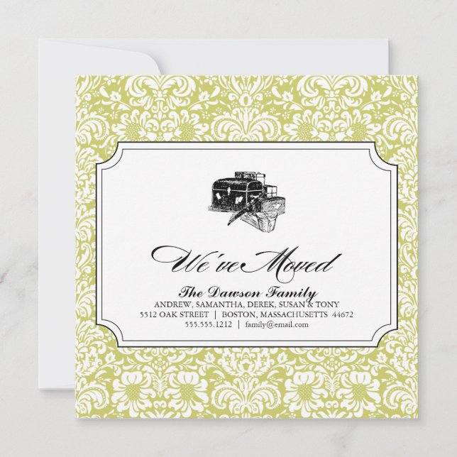 a bicycle built for two {we've moved} announcement (Front)