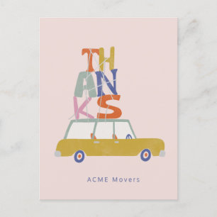 A big carload of Thanks Thank You Postcard