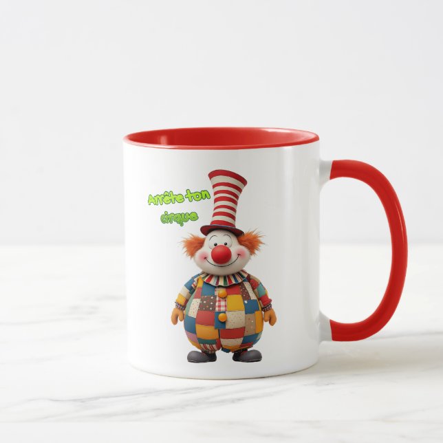 A big clown with a big hat. mug (Right)