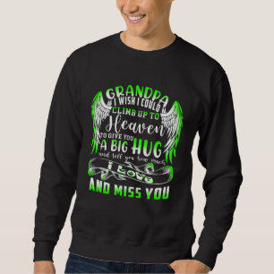 A Big Hug And Tell My Grandpa How Much I Loved & M Sweatshirt