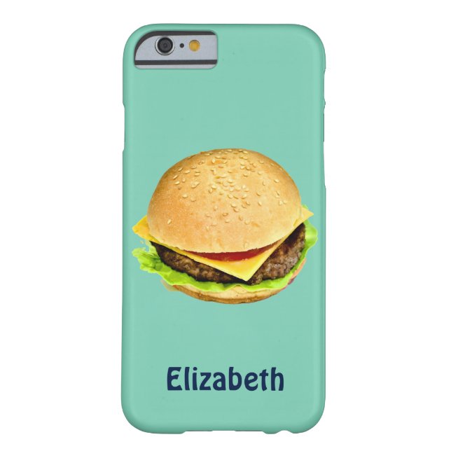 A Big Juicy Cheeseburger Photo Personalised Case-Mate iPhone Case (Back)