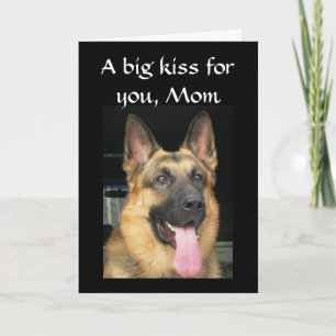 A BIG KISS ON MOTHER'S DAY CARD